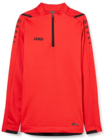JAKO Kinder Ziptop Challenge, Rot/Schwarz, 164