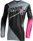 O'NEAL | Motocross-Jersey langarm | MX Enduro | Gepolsterter Ellbogenschutz, V-Ausschnitt, atmungsaktiv | Element Women's Jersey Racewear V.22 | Erwachsene | Schwarz Grau Pink | Größe L