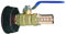 Connecteur de Cuve 1000L, Résistant aux acides et aux alcalis,raccord de Tuyau de Jardin 16/20/25mm,S60x6 Adaptateur De Réservoir d'eau IBC,Port de Sortie de soupape à Bille en Laiton (25mm)