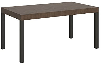 Itamoby, Tisch Everyday ausziehbar, Nussbaum, 90 x 160 cm, verlängert, 264 cm