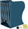 DARUITE Serre Livre en Métal Cale Livre Serre Livre Original Serre-Livres Presse Livre Serre Livres Cale Livres Etagere Bloc Livre pour Le Bureau de l'école Fournitures Scolaires(Bleu)