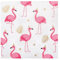 Boland 52498 - Party-Servietten Flamingo, 20 Stück, 33 x 33 cm, Mundtuch, Tisch-Dekoration, 100 % Papier, Geburtstag, Mottoparty