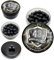 100 Stück - Premium Quality S-Type Hard Mix Rubber Steel Balls Paintballs Reballs Powerballs for Self Home Defense Training and Shooting in 43 Caliber - Hart Gummi Bälle in 43 Kaliber