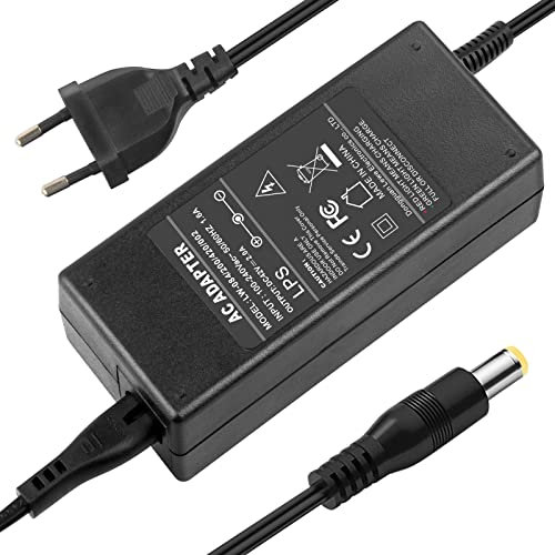 LabTEC Chargeur Rapide 42 V 2 A, Adaptateur de Prise 5,5 mm 2,1 mm pour Batteries de vélo électrique Alimentation DC 36 V Compatible avec Gotrax GXL G2 V2 S2 APEX Cityscape GKS D1