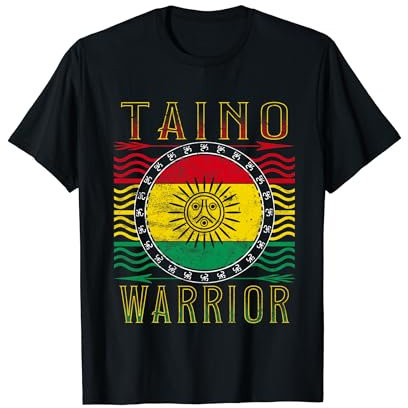 Taino-Krieger-Flagge, traditionelles Symbol T-Shirt