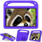 For Samsung Galaxy Tab A 10.1 2019 T510 T515 Tablet Case for Lightweight Shockproof Cover with Handle Stand Tablet Purple