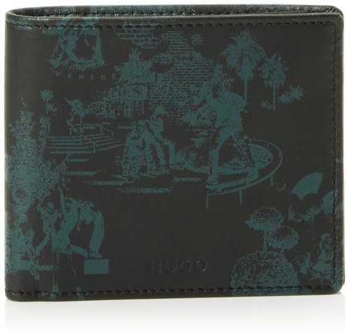 HUGO Lester_8 cc Herren Wallet, Black4