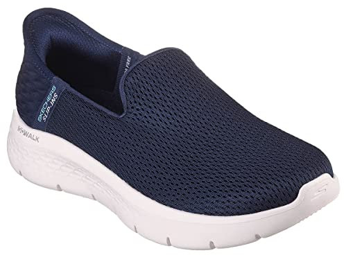 Skechers Hands Free Slip-ins Go Walk Damenschuhe mit Flex-Technologie, Marineblau, 40 EU Weit