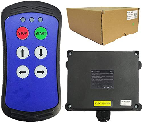 Drahtloser Kran-Fernbedienungs-LKW-Ladebordwand-Elektrokettenzug, 4-Tasten-12-V-Sender und Empfänger, Modell A400
