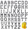 52 Stück Buchstaben Zum Aufbügeln A–Z, Alphabet Aufnäher zum Aufbügeln Bestickte Aufnäher für Kleid, Hut, Jeans mit Nähnadeln (Klassisches Schwarz)