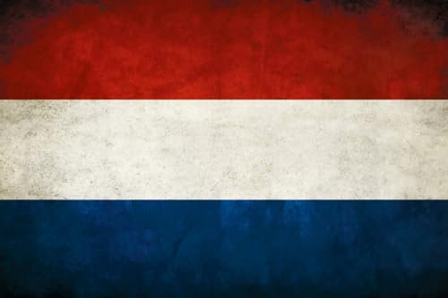 mrdeco Metall Schild 12x18cm gewölbt Flagge Niederlande Holland Fahne Schild