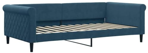 vidaXL Tagesbett Blau 100x200 cm Samt
