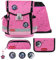 Belmil Classy Plus Schulranzen Set 5-teilig mit Brustgurt (405-78/AG/S) (Pink Black)