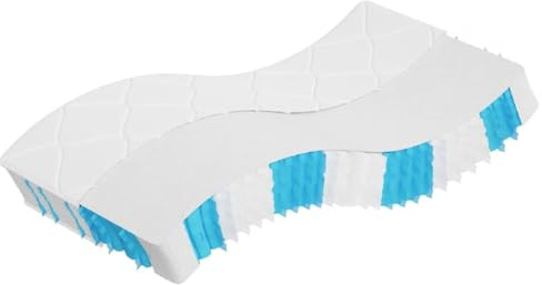 vidaXL Matratze Taschenfederkern Mittelfest 90x190 cm