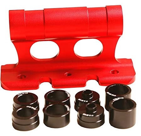 SIUKE Supporto per Forcella per Bici Supporto per Perno Passante a sgancio rapido Blocco Forcella Anteriore Portapacchi per Auto per 5x100mm 12x100mm 15x100mm 15x110mm