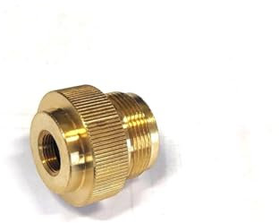 Zatechs ADAPTER 1 - USA to 7/16 EU - Propane-Butane gas hose - Para barbacoa de cartuchos USA a cartuchos europeso