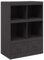 vidaXL Highboard, Sideboard mit Stauraum, Kommode Anrichte Schrank für Wohnzimmer, Standschrank Beistellschrank Mehrzweckschrank, Schwarz Stahl