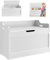 Storage Chest Blanket Box | Wooden Storage Bench Chest | Large Wooden Trunk with Safety Hinge and Lid | Toy Box for Bedroom, Hallway or Kids Room | Easy Assembly and Clean | Modern Style, White