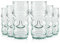 Viste-lo Verres Tiki pour cocktail. 6x verres tiki pour cocktails, sangria ou boissons froides. Design tiki. Verre recyclé. 500 ml. Gobelet long Tiki. Verres Bacardi, gobelets enfants. (TIKI 500ML)