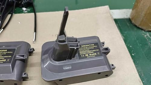 Lxljiad Adapter for Dyson V7 V8 Battery Convert for Milwaukee 18V M18 Lithium Battery Converted to Replace for Dyson V7 V8 Series Vacuum Cleaners