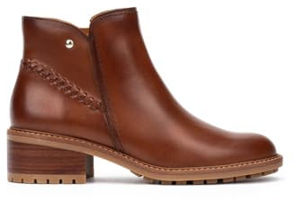 Pikolinos Medina Stiefeletten mit Absatz Damen | Aus Leder | Reißverschluss | Mittlerer Absatz | EU-Größe 35–42