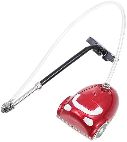 ERINGOGO Mini Staubsauger Spielzeug Für Puppenhaus Mikro Reinigungsgerät Für Rollenspiele Und Miniatur Dekoration Realistische Details Und Modernes Design