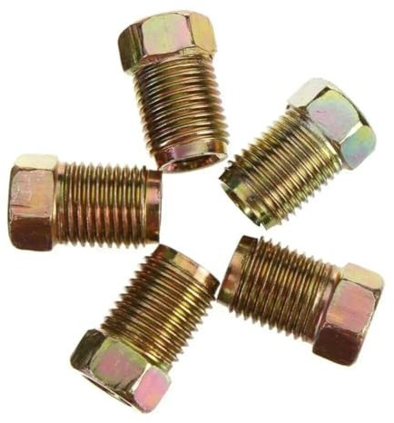 Tuyau Frein Cuivre Lot de 20 écrous de Frein mâles métriques 12 mm x 1,0 mm, galvanisés, 3/16, for Tuyau de Frein Conduite de Freins Et Raccords Auto