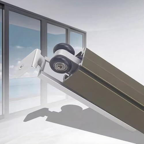 Rail de porte coulissante de 90 à 300 cm - Système de rail de porte de placard invisible lisse et silencieux - 190 cm pour une expérience de glissement sans effort