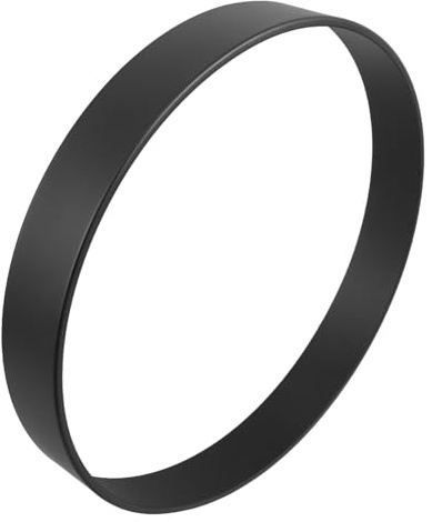 Veemoon Zubehör für Wanduhren 12 Zoll Metall Runder Uhrenrahmen Schwarz | Uhrwerk, Uhrgehäusebeschläge, Metalluhrteile Rand, Easy Installation, Modern Glänzende Optik