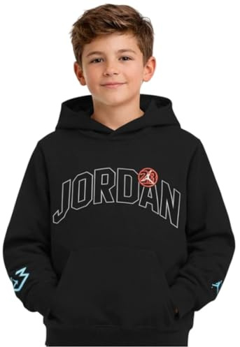 Jordan Felpa con Cappuccio Ragazzo MJ Dynasty, Nero