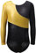 DAXIANG Gymnastikanzug Kinder Mädchen Langarm Ballett Ballettröckchen Kleid Trikotanzug Tanz Kleid Ballett Ballettröckchen Gymnastik Trikotanzug Akrobatik (110(3-4Y), Gold)