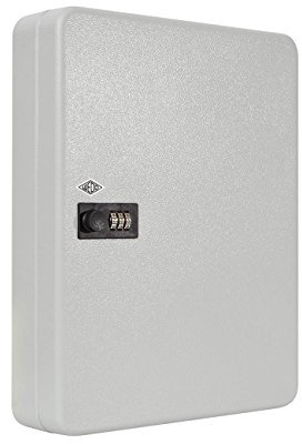Wedo 10246037 Armoire à clés avec serrure à combinaison 3 chiffres pour 60 clés Gris lumière