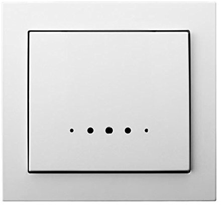 Single Button Big Click Indoor Wall Plate White Light Switch