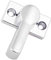 CaraLife Stauklappen Dreh Riegel Chrom Vorreiber 5 mm Grundplatte