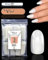 By Vixi 600 MITTEL OVAL-NAGEL mit VORBEREITUNGSFEILE, 10 Größen - Opak Express-Fingernagelverlän gerungen, vollabdeckung. Für Profis & Heimgebrauch