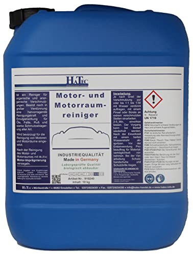 hatec Motor de y del Motor Limpiador de 10 kg/Garrafa de Concentrado, Limpia rápido y fiable depósitos de, Aceite, Grasa, hollín y Fuerte Suciedad depósitos