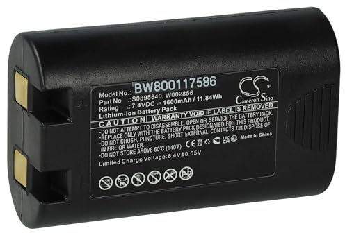 vhbw Akku kompatibel mit Dymo LabelManager 420P, 360D Drucker Kopierer Scanner Etiketten-Drucker (1600 mAh, 7,4 V, Li-Ion)