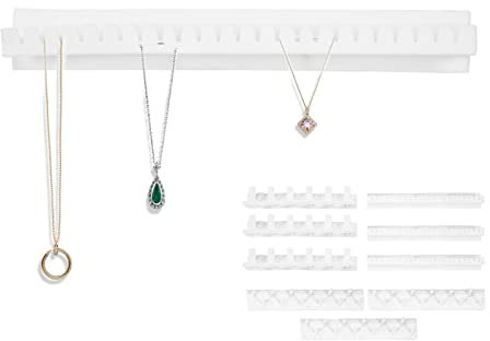 Sonew 9pezzi Gioielli appeso supporto di visualizzazione dell'organizzatore di archiviazione auto-adhisive per accessori di bellezza braccialetto orecchino collana