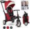 Smart Trike STR5 Dreirad faltbar Kinder mit Zertifizierung Kinderwagen für 1,2,3 Jahre – Dreirad mit Mehreren Schritten 7 in 1 (rot)