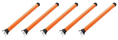vidaXL 5X Moteurs Tubulaires Store Electrique à Rouleau Porte de Garage Volet Roulant Auvent Ecran Solaire Electromécanique Bureau Hôtel Villa 10 Nm