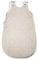 Ehrenkind® Baby Sommerschlafsack Rund | Bio-Baumwolle | Sommer Schlafsack Gr. 74/80 Taupe mit weißen Sternen | Schlafsack Baby Schlafsack Kinder