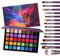 UCANBE Spotlight Lidschatten Palette 40 Farben mit 15 Pinseln - Eyeshadow Palette Matt und Schimmernde - Make Up Palette Hohe Farbwiedergabe Für Urlaubs und Alltags Make Up