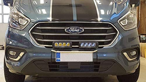 Passend für Transit Custom Tourneo Kühlergrill, Chrom, 4-teilig, Edelstahl