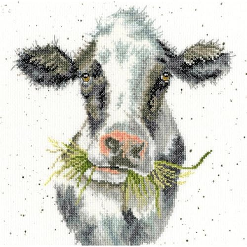 Bothy Threads Kreuzstich Set Milch Mädchen Zählmuster