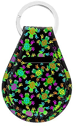 Jeiento Green Frog Keychain Key Chain Holder for Car/USB Flash Drive/Mobile Phone/Wallet