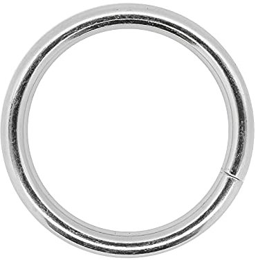 10 stabile Metallringe Rundringe O-Ringe Gurt-Ringe, Größen-/Farbwahl, Farbe:silber, Größe:20x3mm