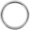 10 stabile Metallringe Rundringe O-Ringe Gurt-Ringe, Größen-/Farbwahl, Farbe:silber, Größe:20x3mm