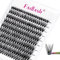 Wimpern Einzeln Cluster für Wimpernverlängerung 40D 0.07 C Curl Mix 8-16mm Individuelle Cluster Künstliche Wimpern Wimpernbüschel für Anfänger