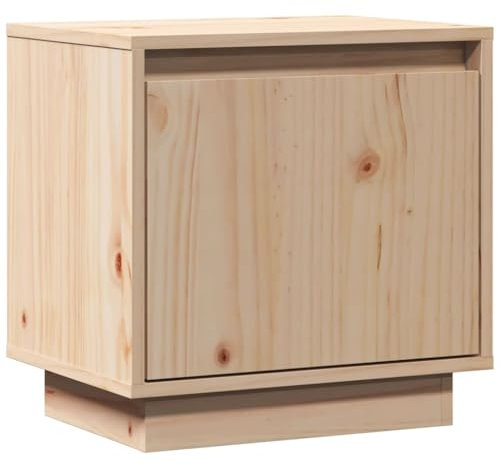 vidaXL Nachttisch Nachtschrank Nachtkonsole Nachtkommode Schlafzimmer Schrank Kommode Beistelltisch Universalschrank 40x30x40cm Massivholz Kiefer