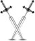 PunkTracker Hypoallergenic Surgical Steel Gothic Sword Earrings for Women Black Cubic Zirconia Punk Dagger Y2K Emo Earrings for Men